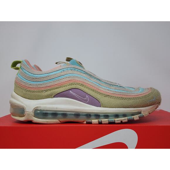 Nike Air Max 97 GS NEXT NATURE Size 6.5y DQ4126-400 WORN - Picture 5 of 8